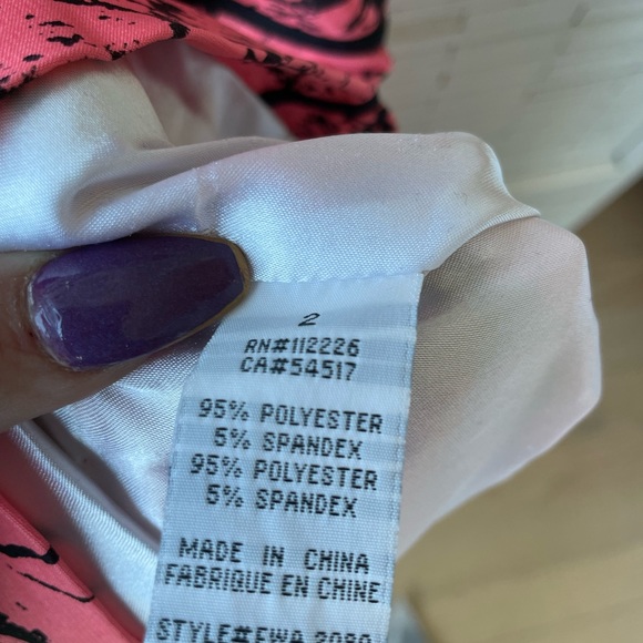 FACTORY ERIK HART BLACK MULTI BODY CON BINDING COCKTAIL PARTY DRESS SIZE 2 - Picture 2 of 5